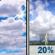 Wednesday: Partly Sunny then Slight Chance Showers And Thunderstorms